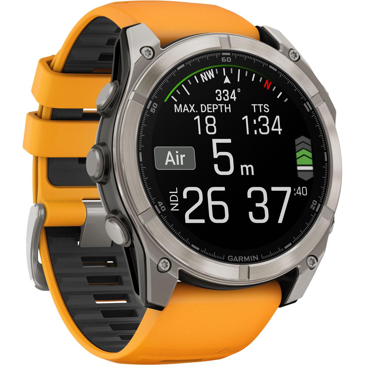 Garmin Fenix 8 - 51 mm Amoled Sapphire GPS Pulsur Titanium