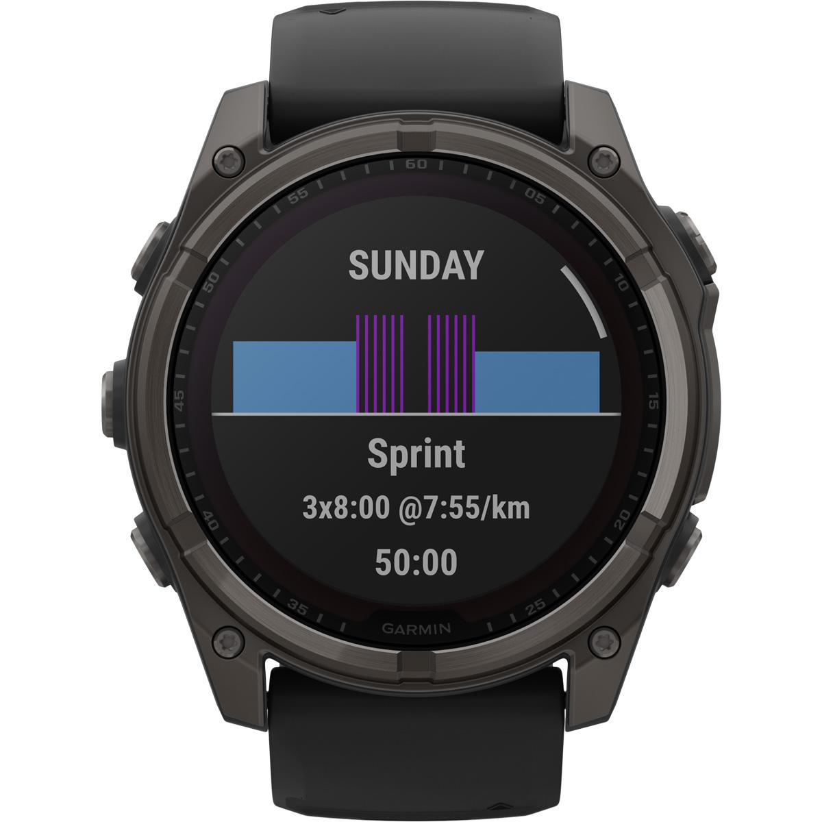 Garmin Fenix 8 - 51 mm Sapphire Solar GPS Pulsur Carbon grey
