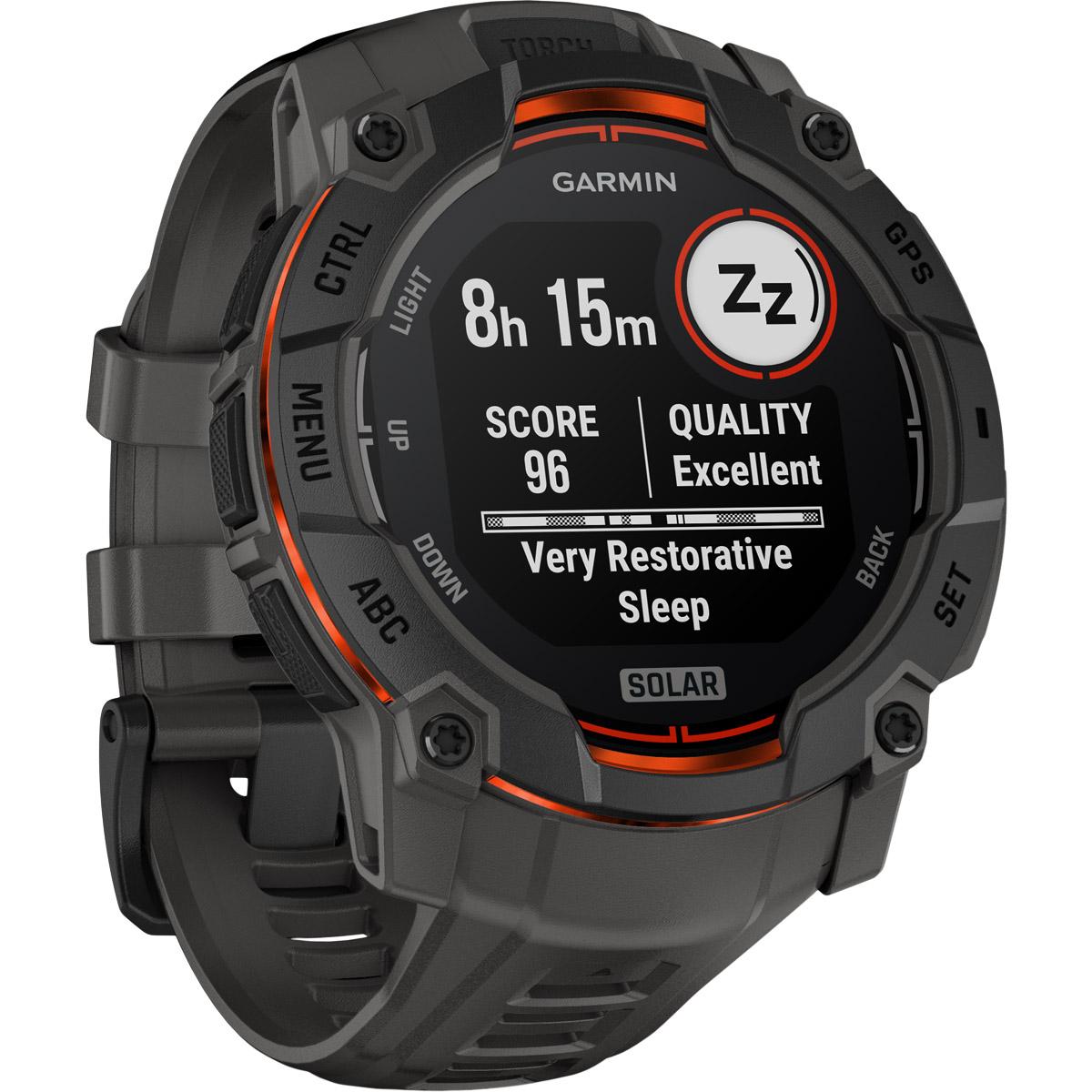 Garmin Instinct 3 - 50 mm Solar GPS Pulsur Black