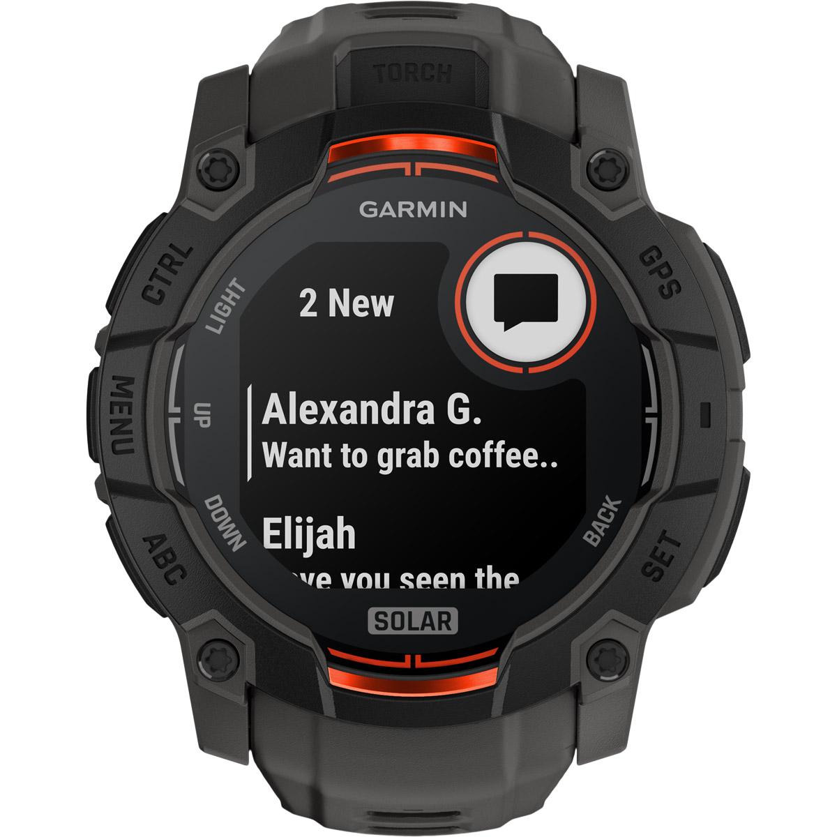 Garmin Instinct 3 - 50 mm Solar GPS Pulsur Black