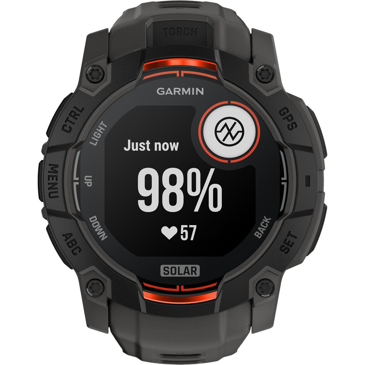 Garmin Instinct 3 - 50 mm Solar GPS Pulsur Black