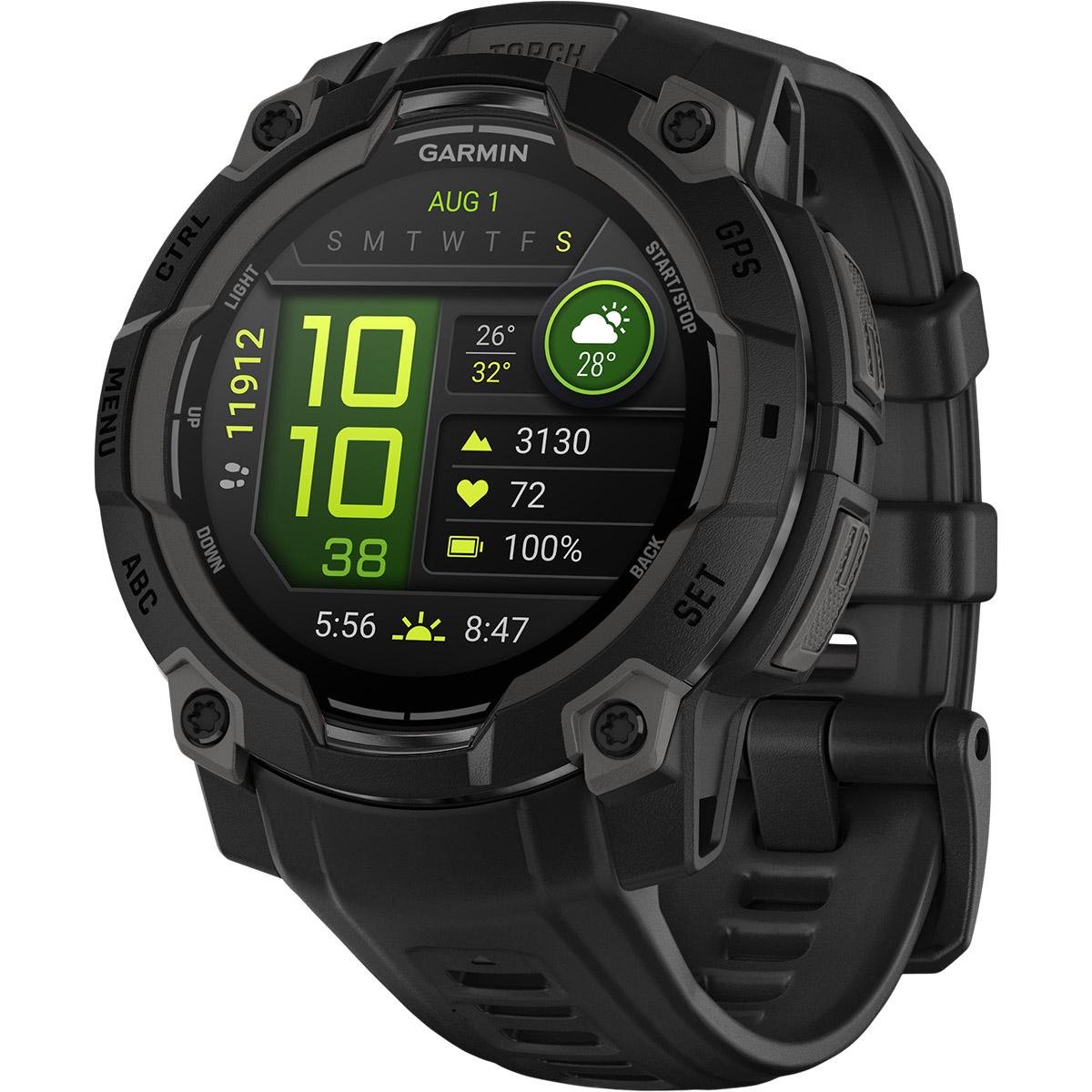 Garmin Instinct 3 - 45 mm Amoled GPS Pulsur Black