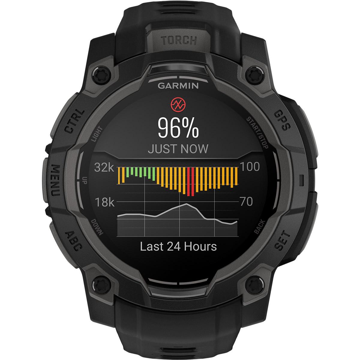 Garmin Instinct 3 - 45 mm Amoled GPS Pulsur Black