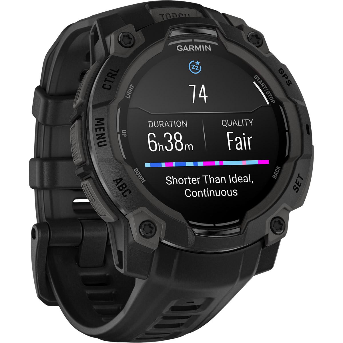 Garmin Instinct 3 - 45 mm Amoled GPS Pulsur Black