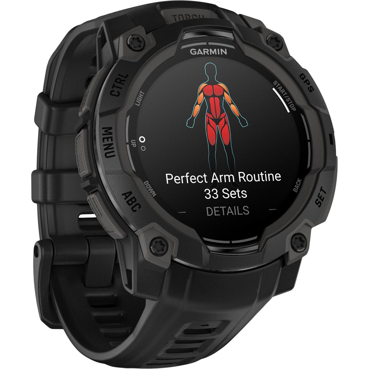 Garmin Instinct 3 - 45 mm Amoled GPS Pulsur Black