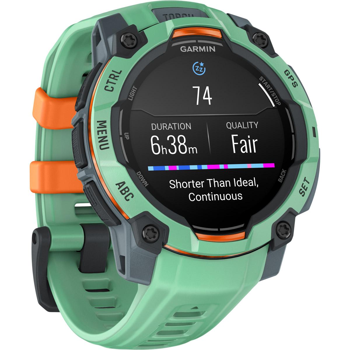 Garmin Instinct 3 - 45 mm Amoled GPS Pulsur Neo tropic