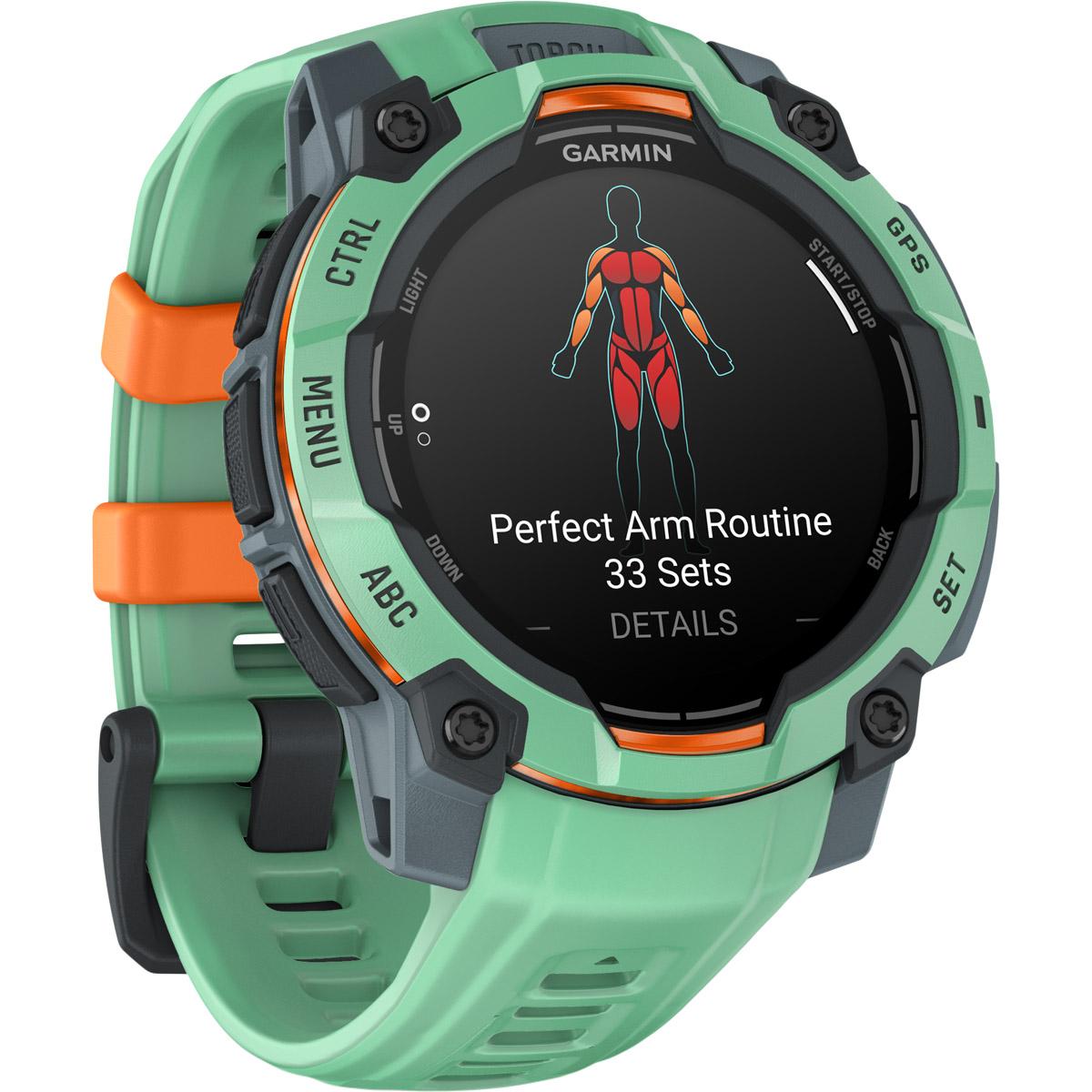 Garmin Instinct 3 - 45 mm Amoled GPS Pulsur Neo tropic