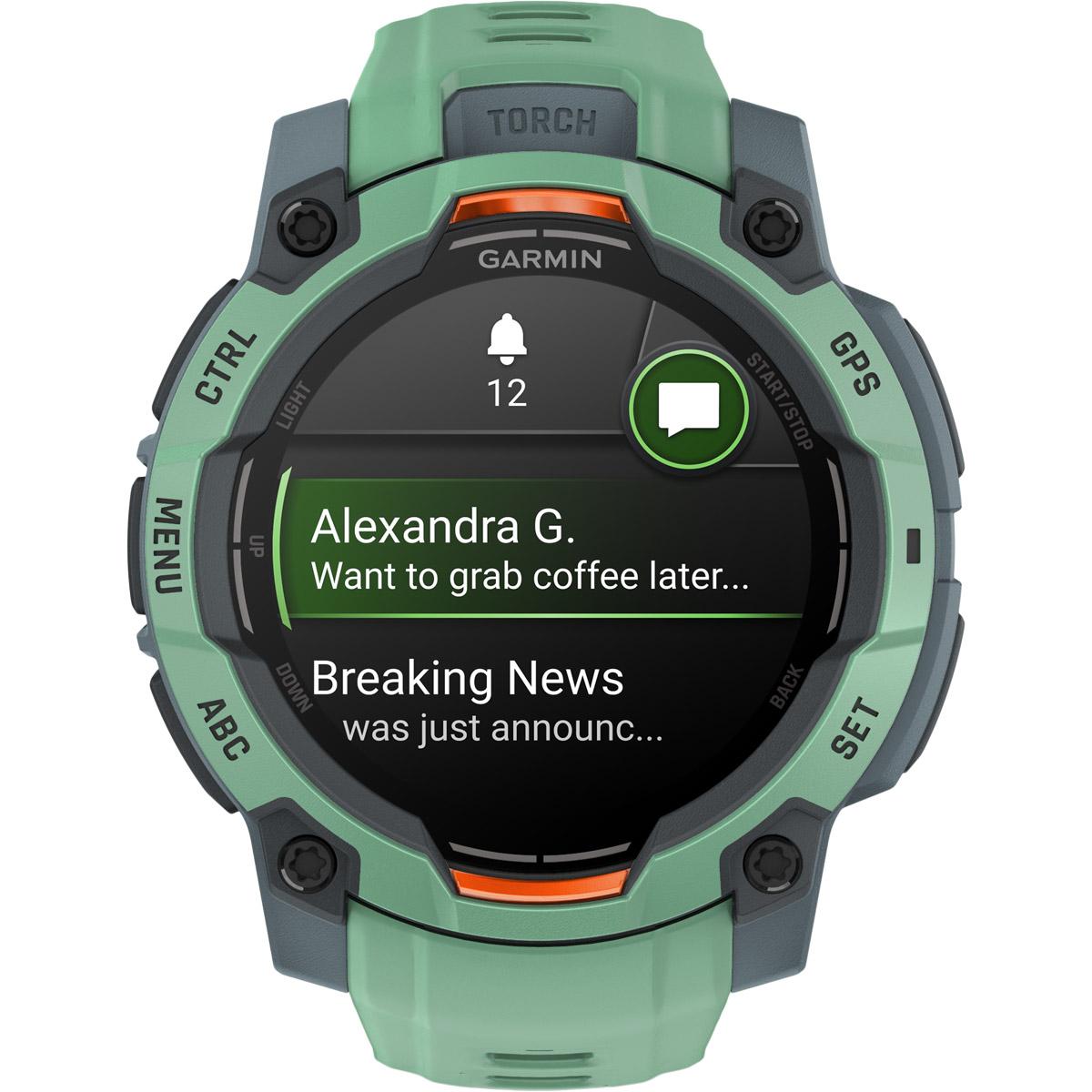 Garmin Instinct 3 - 45 mm Amoled GPS Pulsur Neo tropic
