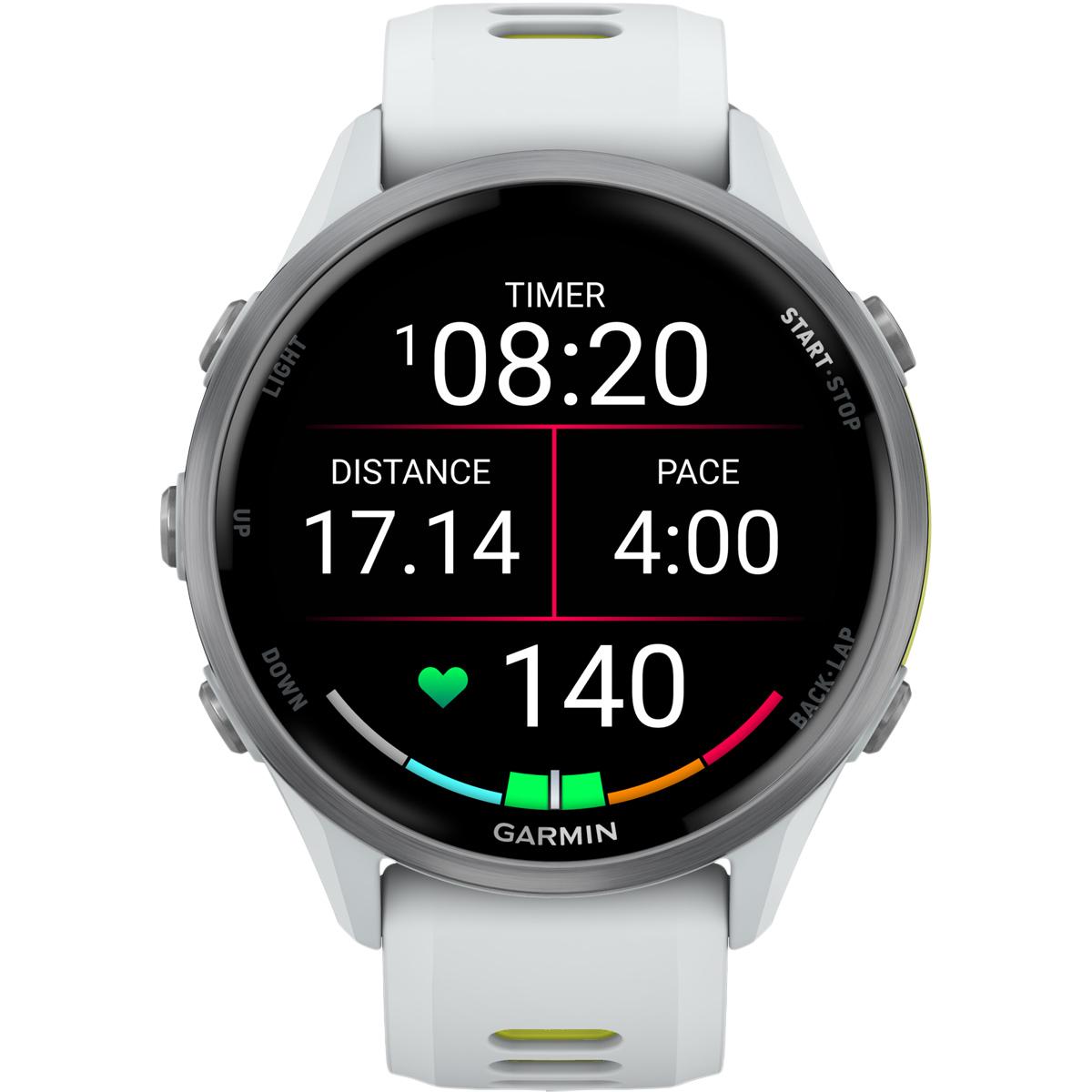 Garmin Forerunner 970 GPS EMEA Pulsur Whitestone/Amp Yellow