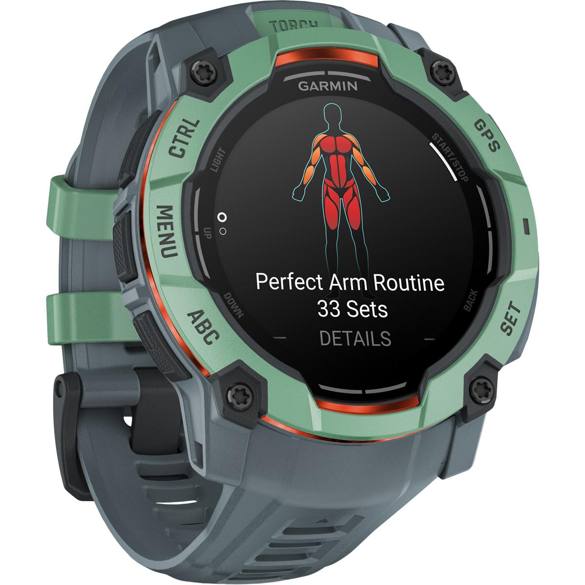 Garmin Instinct 3 - 50 mm Amoled GPS Pulsur Neo tropic