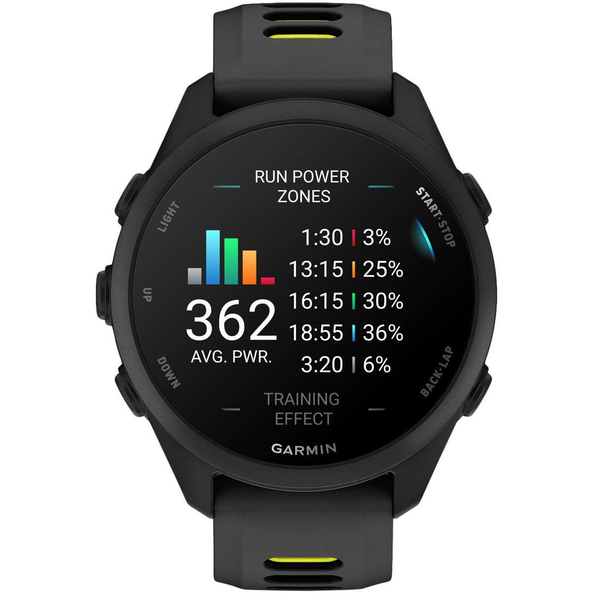 Garmin Forerunner 170 - 43 mm GPS Pulsur Black/Amp Yellow