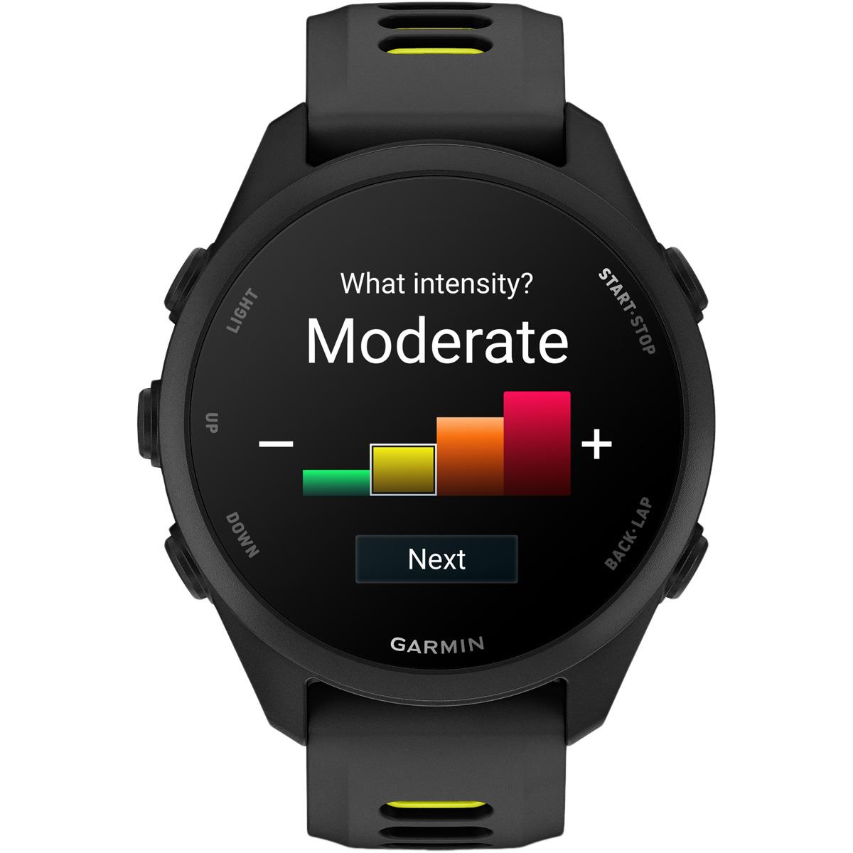 Garmin Forerunner 170 - 43 mm GPS Pulsur Black/Amp Yellow
