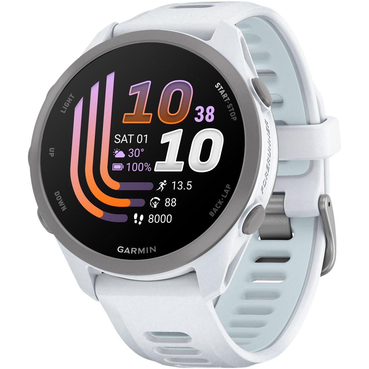 Garmin Forerunner 170 - 43 mm GPS Pulsur Whitestone/Cloud Blue