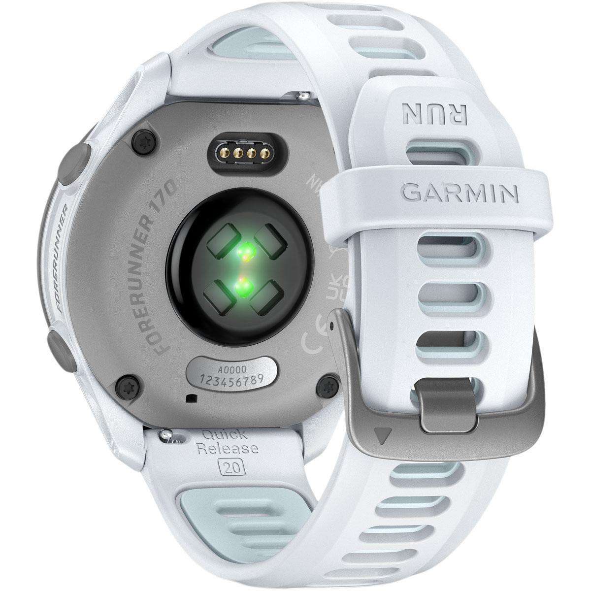 Garmin Forerunner 170 - 43 mm GPS Pulsur Whitestone/Cloud Blue