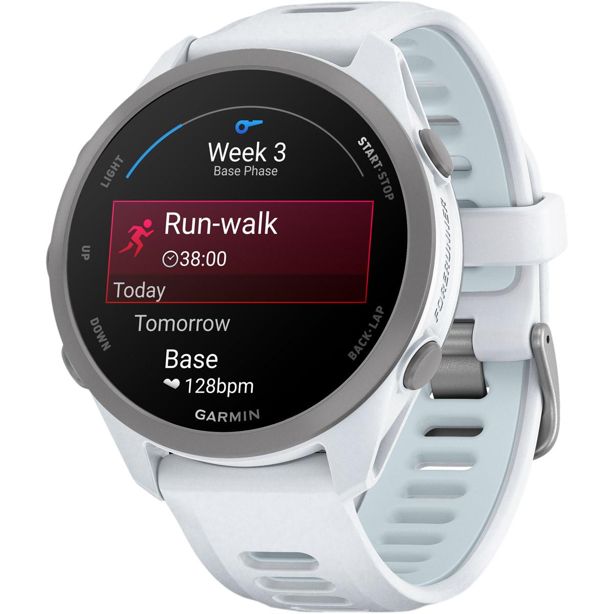 Garmin Forerunner 170 - 43 mm GPS Pulsur Whitestone/Cloud Blue