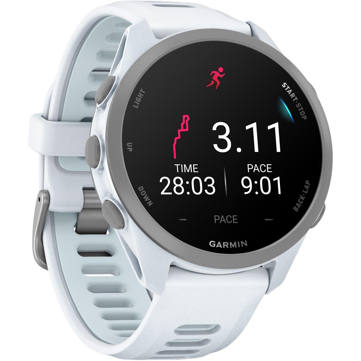 Garmin Forerunner 170 - 43 mm GPS Pulsur Whitestone/Cloud Blue