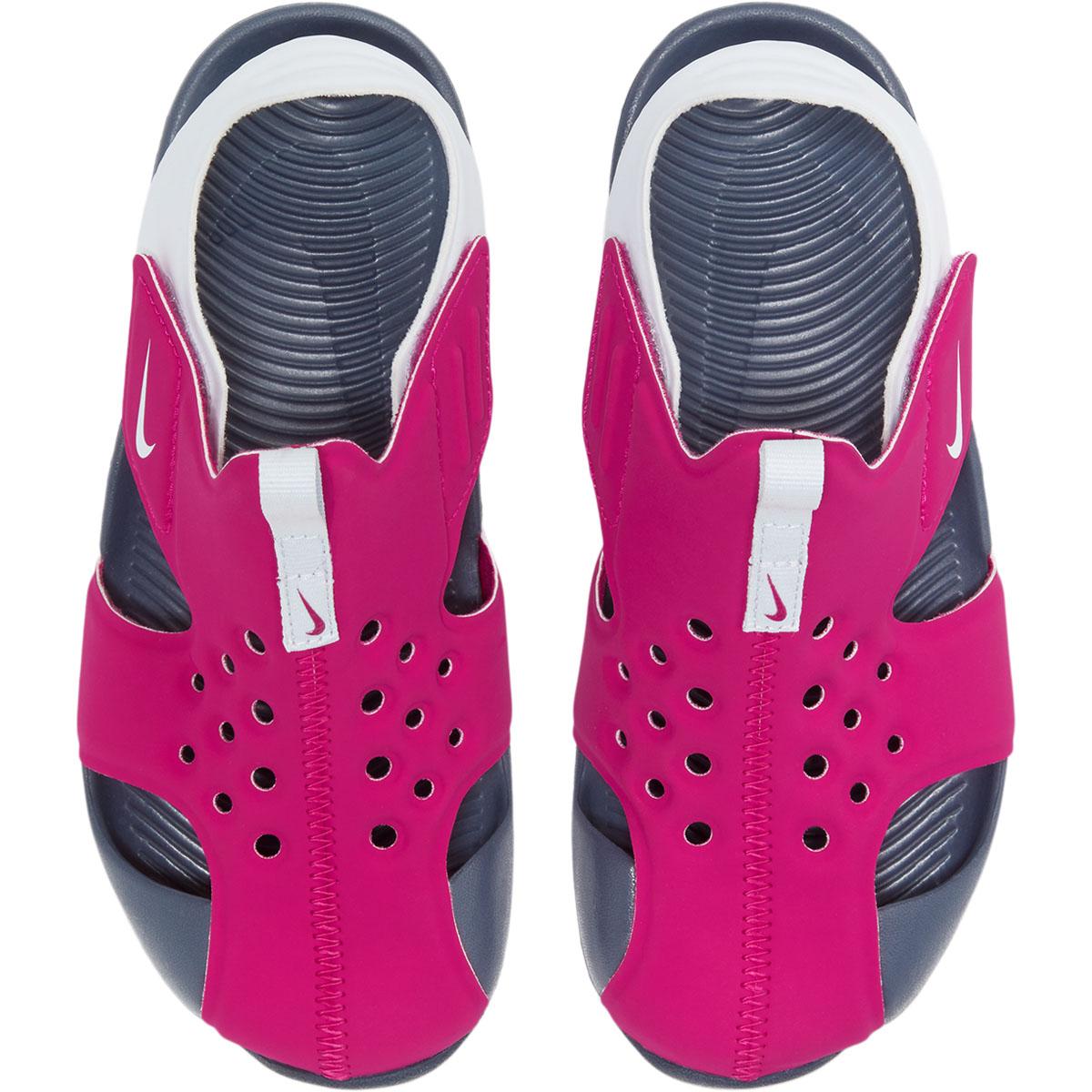 Nike Sunray Protect 2 Velcro Sandaler Børn FIREBERRY/FOOTBALL GREY-THUNDE