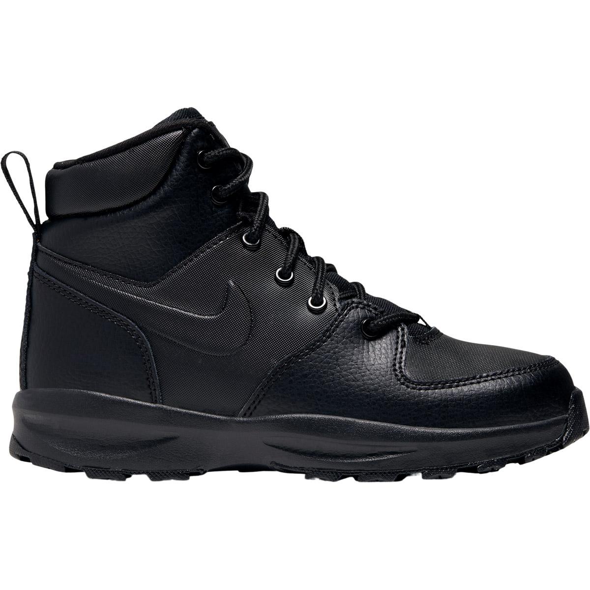 Nike Manoa Leather Støvler Børn BLACK/BLACK