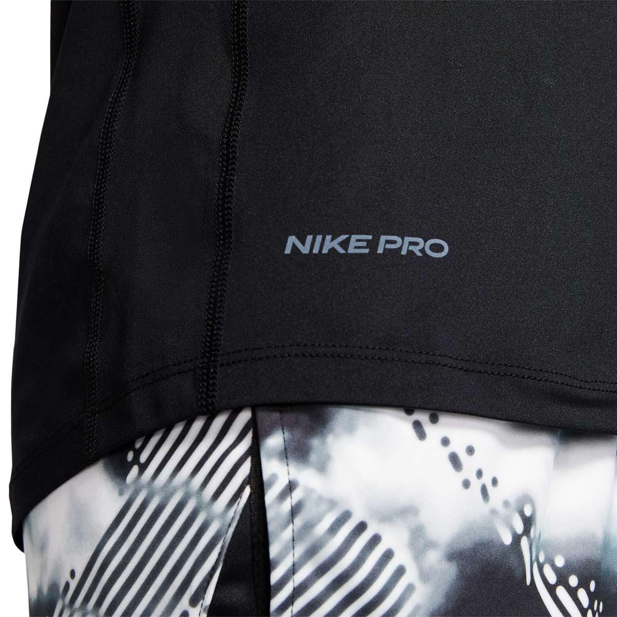 Nike Pro Trenings T-skjorte Barn BLACK/BLACK/RED