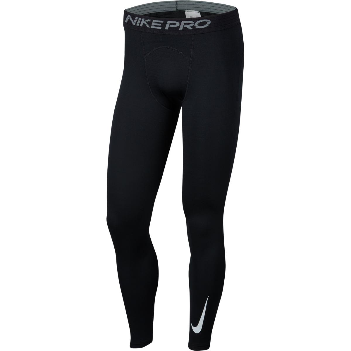 Nike Pro Baselayer Tights Herre BLACK/BLACK/RED