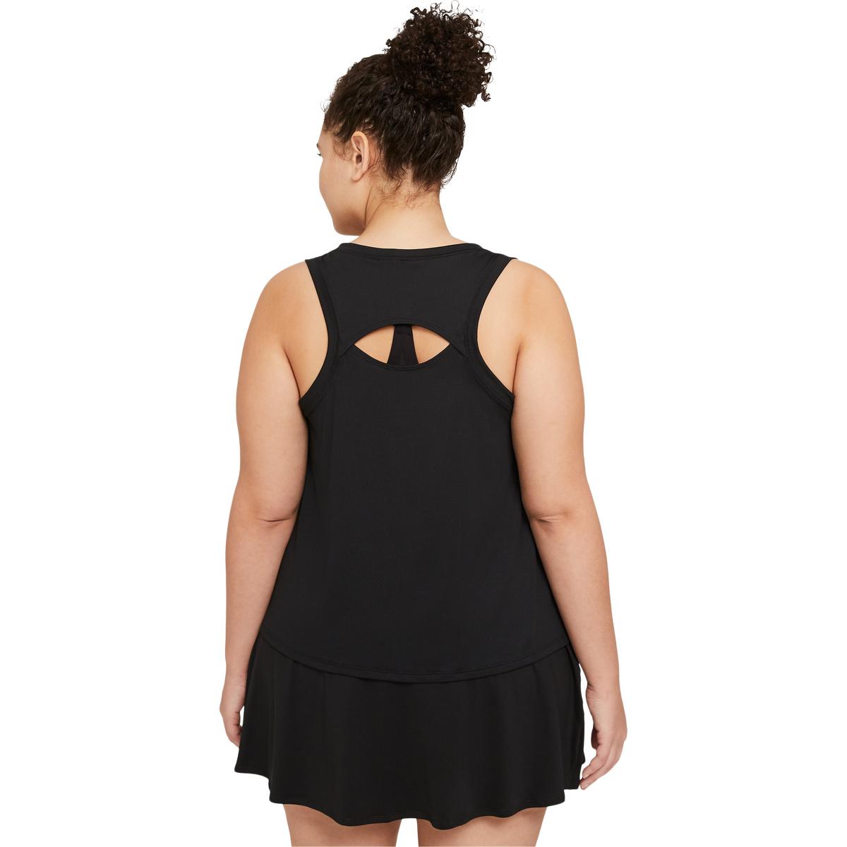 Nike Court Dri-FIT Victory Tennis Treningstopp Dame BLACK/WHITE