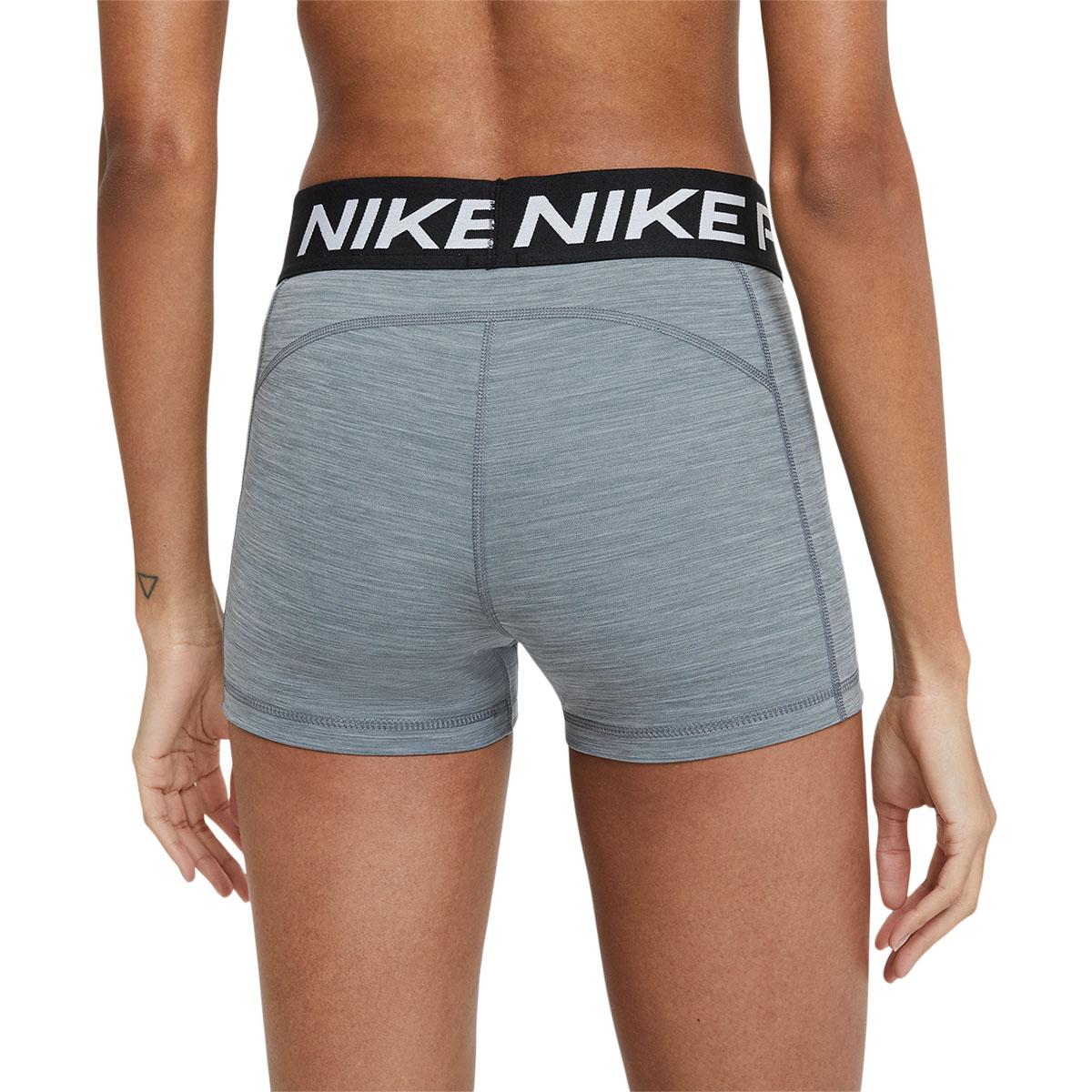 Nike Pro 3" Korte Træningstights Dame SMOKE GREY/HTR/BLACK/BLACK
