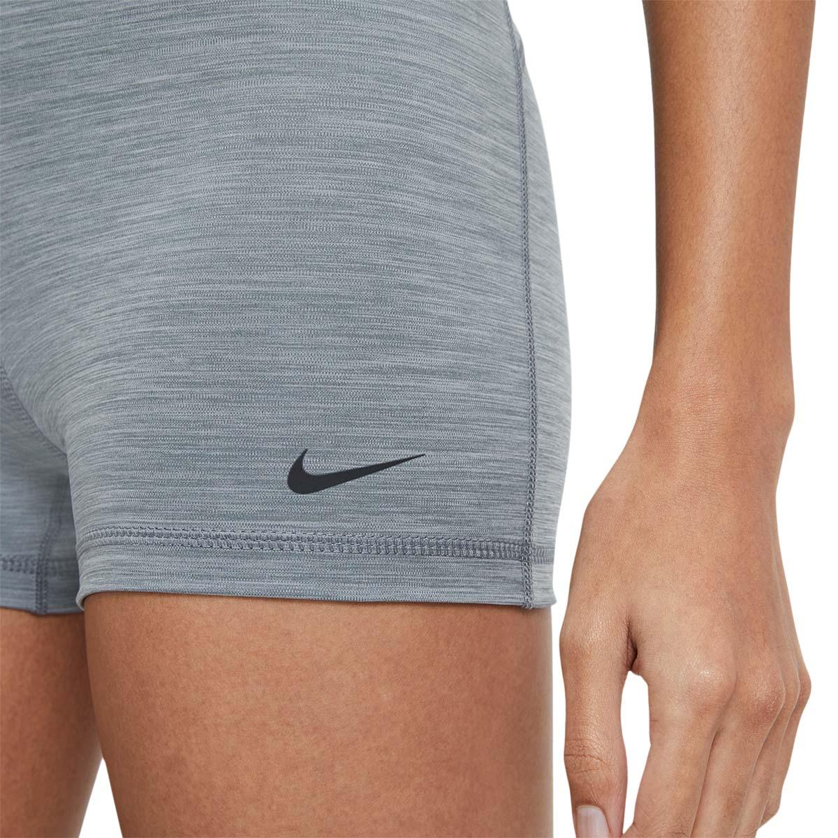 Nike Pro 3" Korte Træningstights Dame SMOKE GREY/HTR/BLACK/BLACK