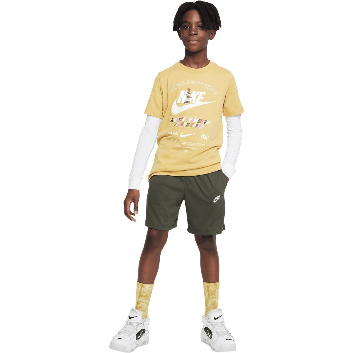 Nike Sportswear Sweat Shorts Børn CARGO KHAKI/WHITE