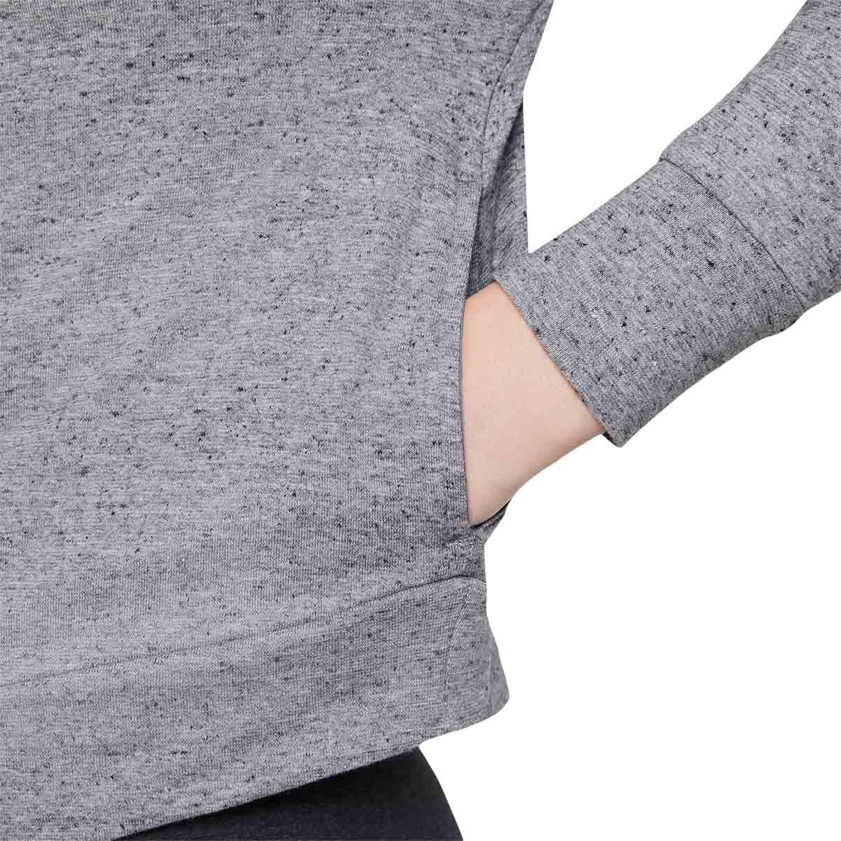 Nike Sportswear Full Zip Hættetrøje Børn CARBON HEATHER/SMOKE GREY/SUNS