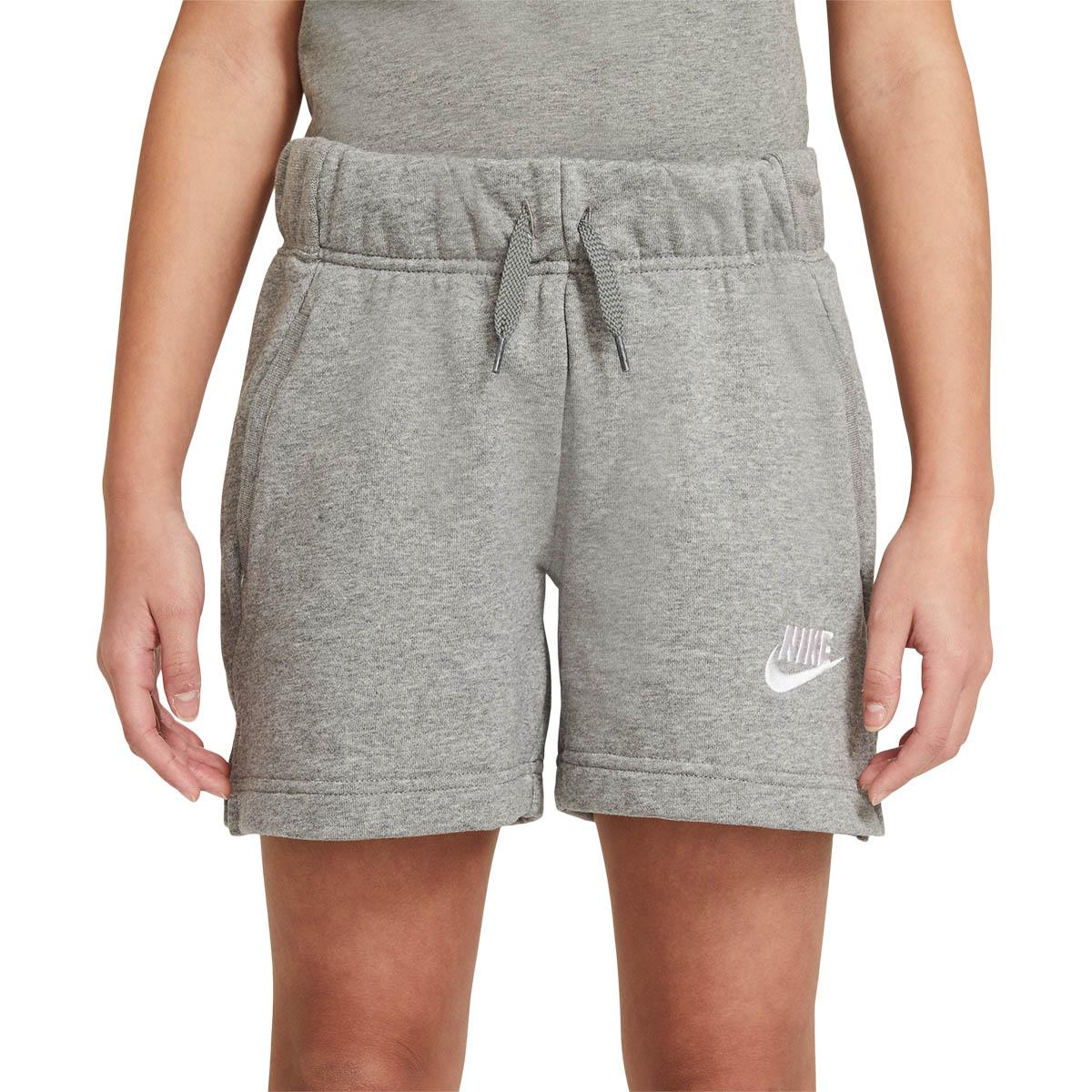 Nike Sportswear Club Sweat Shorts Børn CARBON HEATHER/WHITE