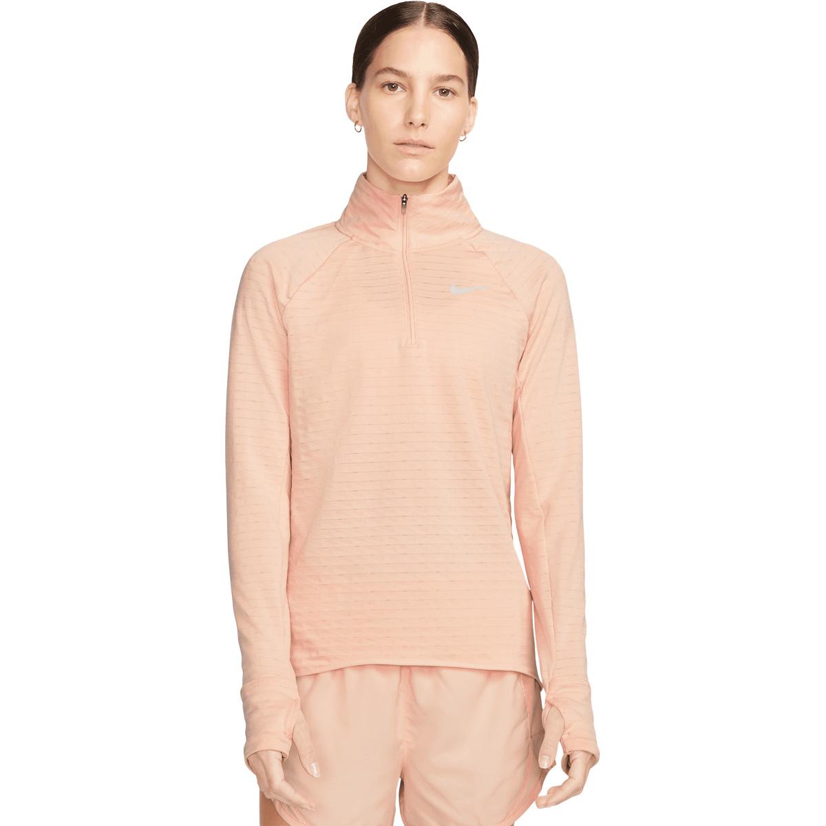 Nike Therma-FIT Element Half Zip Midlayer Løpetrøye Dame ARCTIC ORANGE/REFLECTIVE SILV