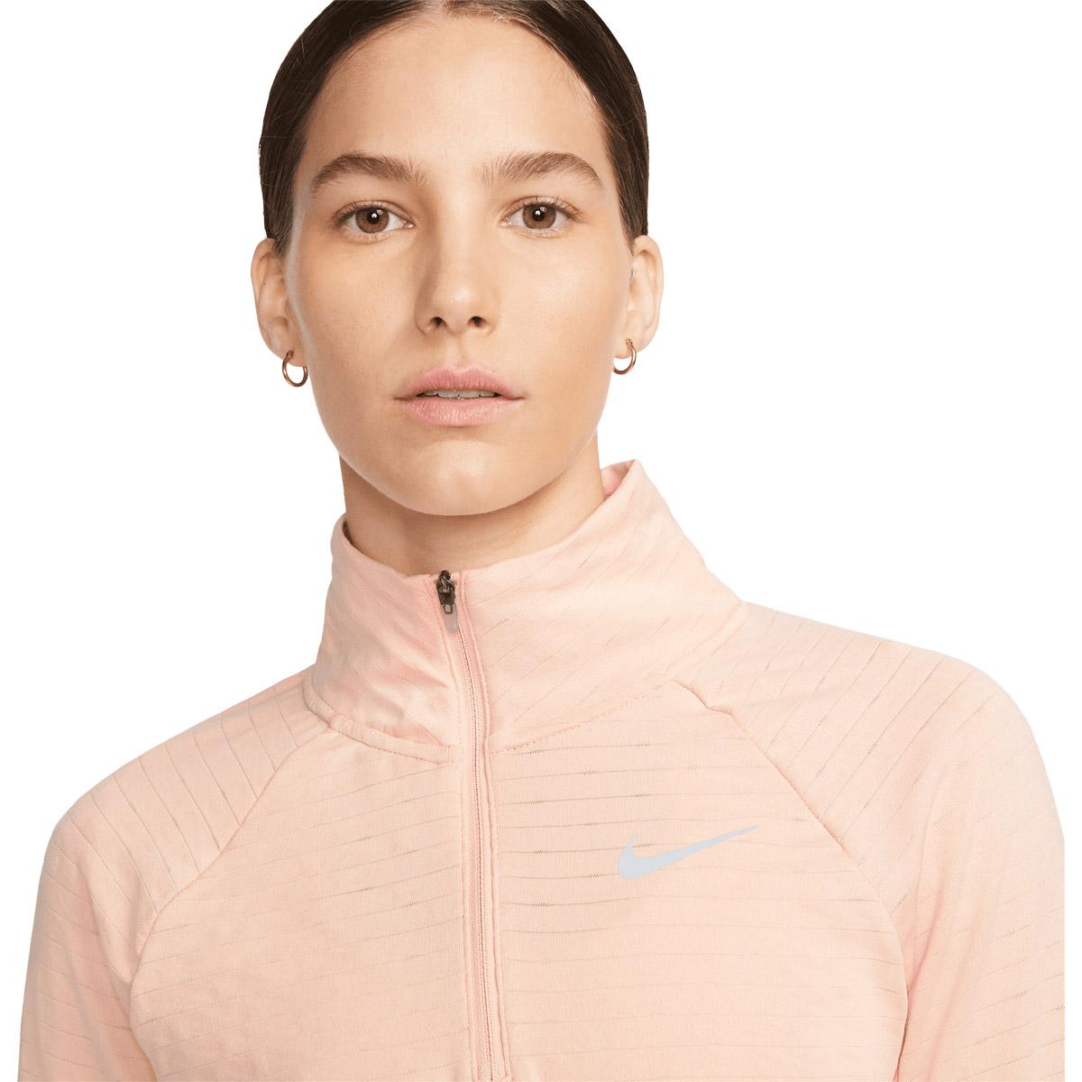 Nike Therma-FIT Element Half Zip Midlayer Løpetrøye Dame ARCTIC ORANGE/REFLECTIVE SILV