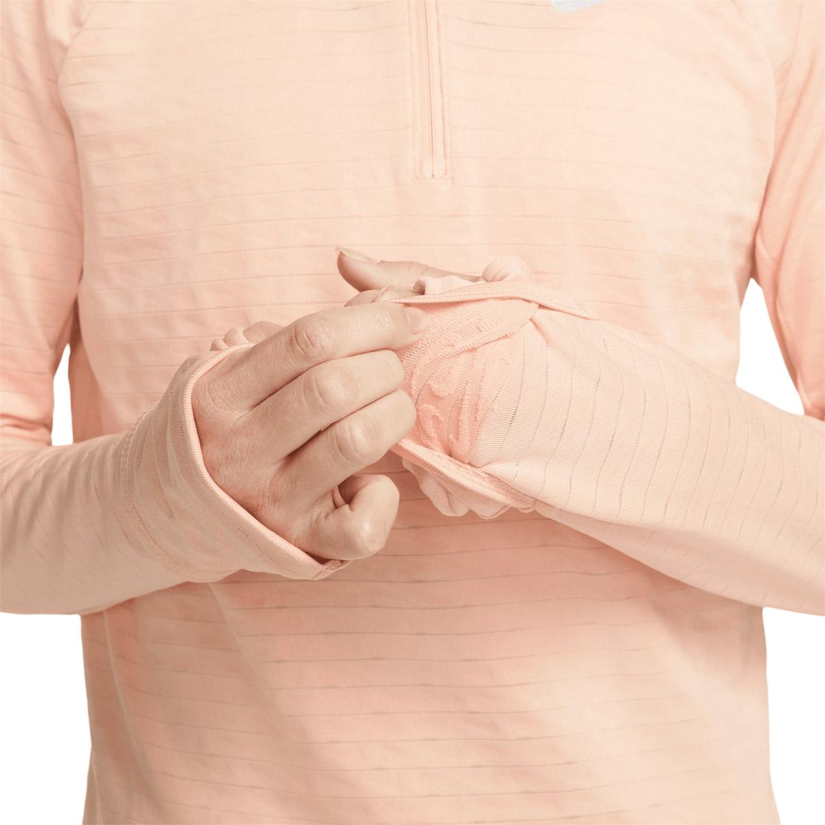Nike Therma-FIT Element Half Zip Midlayer Løpetrøye Dame ARCTIC ORANGE/REFLECTIVE SILV
