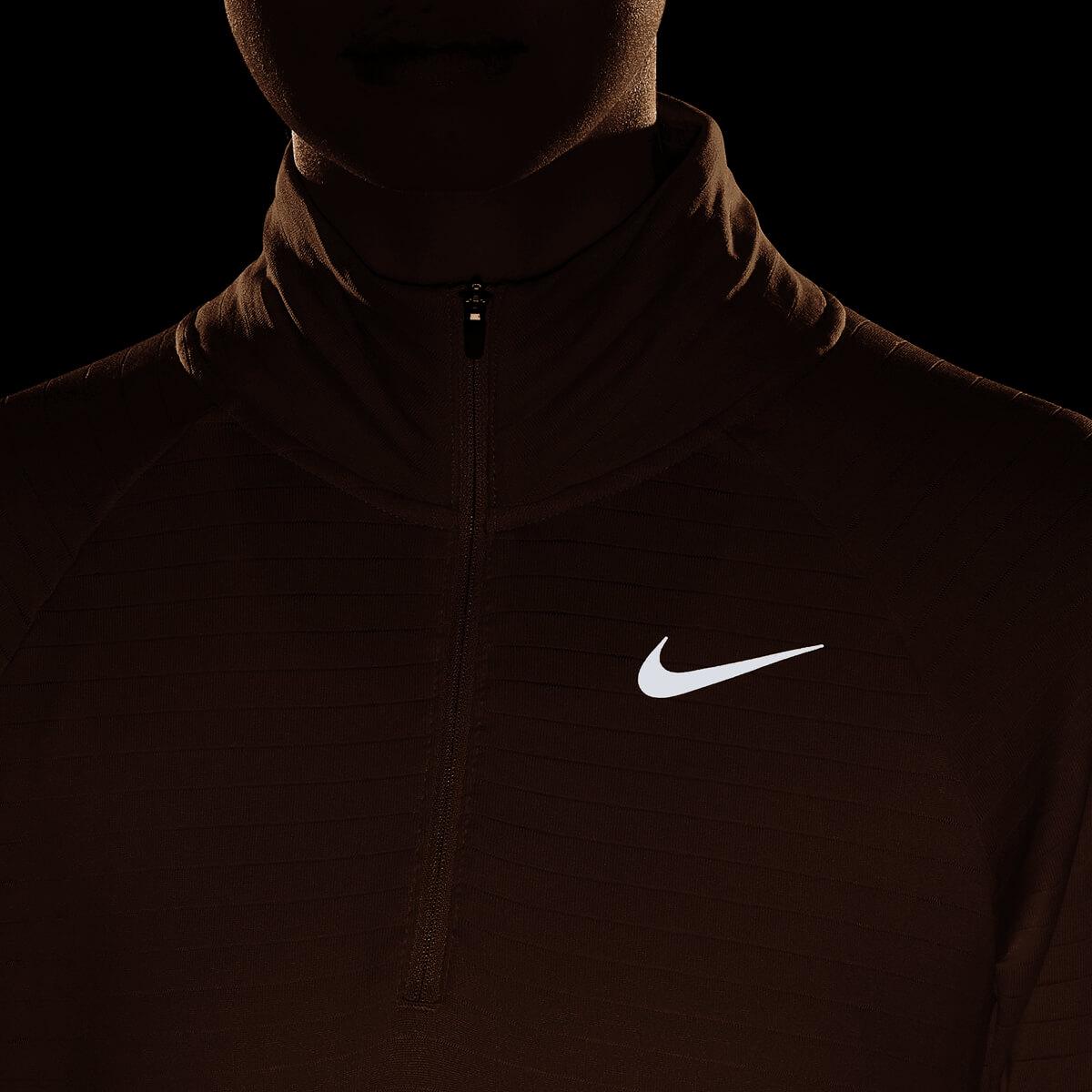 Nike Therma-FIT Element Half Zip Midlayer Løpetrøye Dame ARCTIC ORANGE/REFLECTIVE SILV