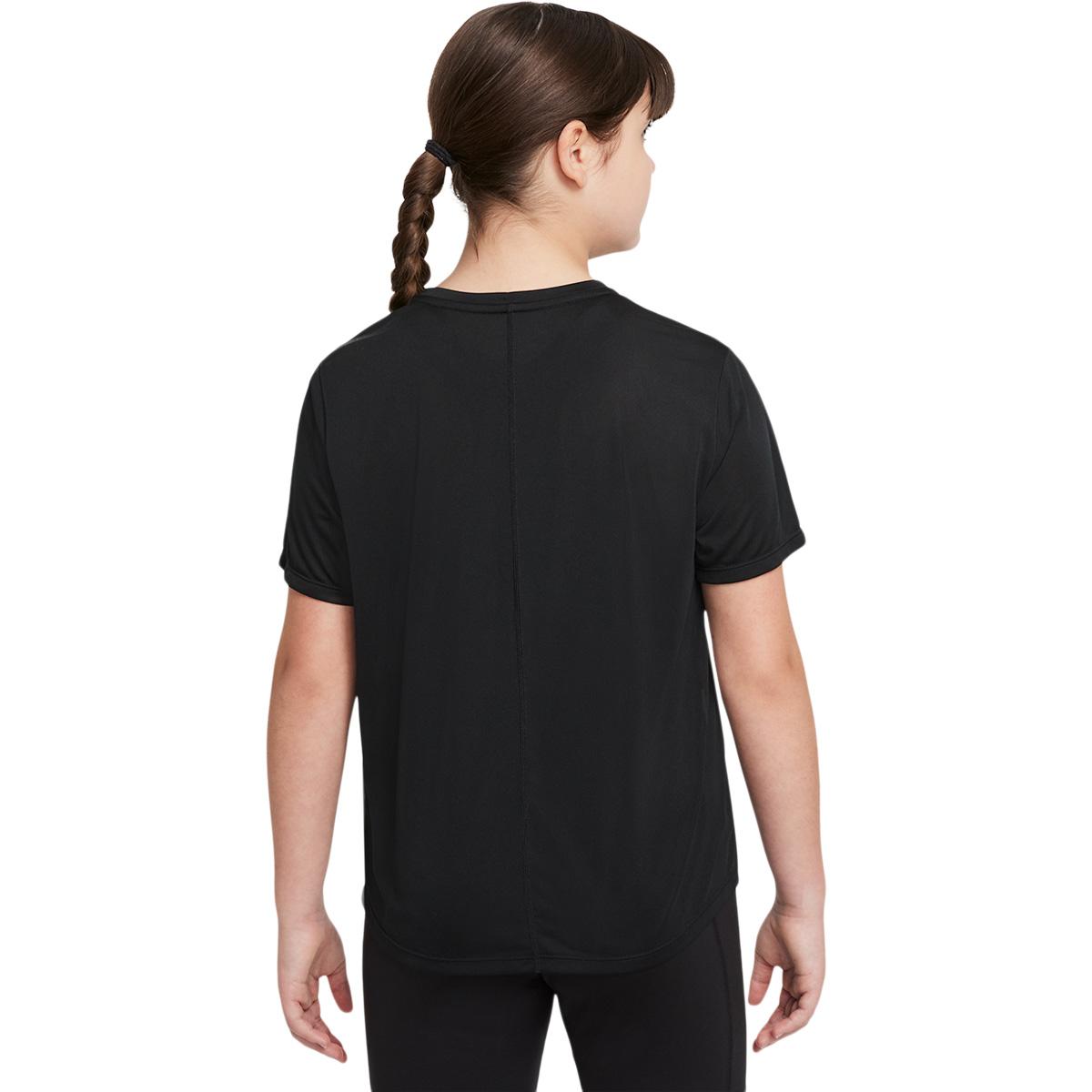 Nike Dri-FIT One Trenings T-skjorte Barn BLACK/BLACK/RED