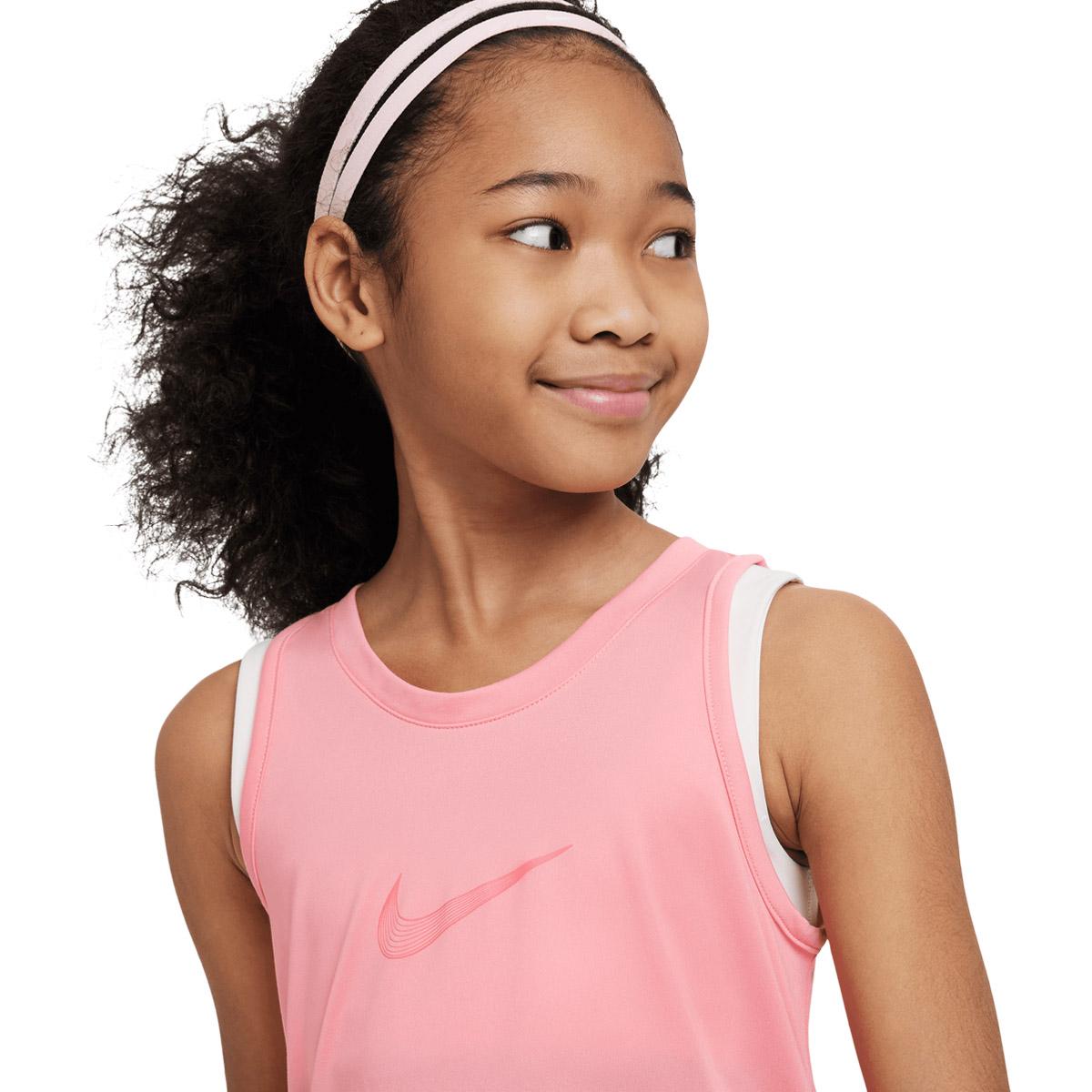 Nike Dri-FIT One Treningstopp Barn CORAL CHALK/SEA CORAL