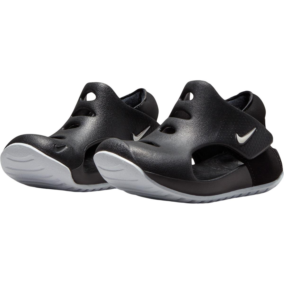 Nike Sunray Protect 3 Velcro Sandaler Børn BLACK/WHITE