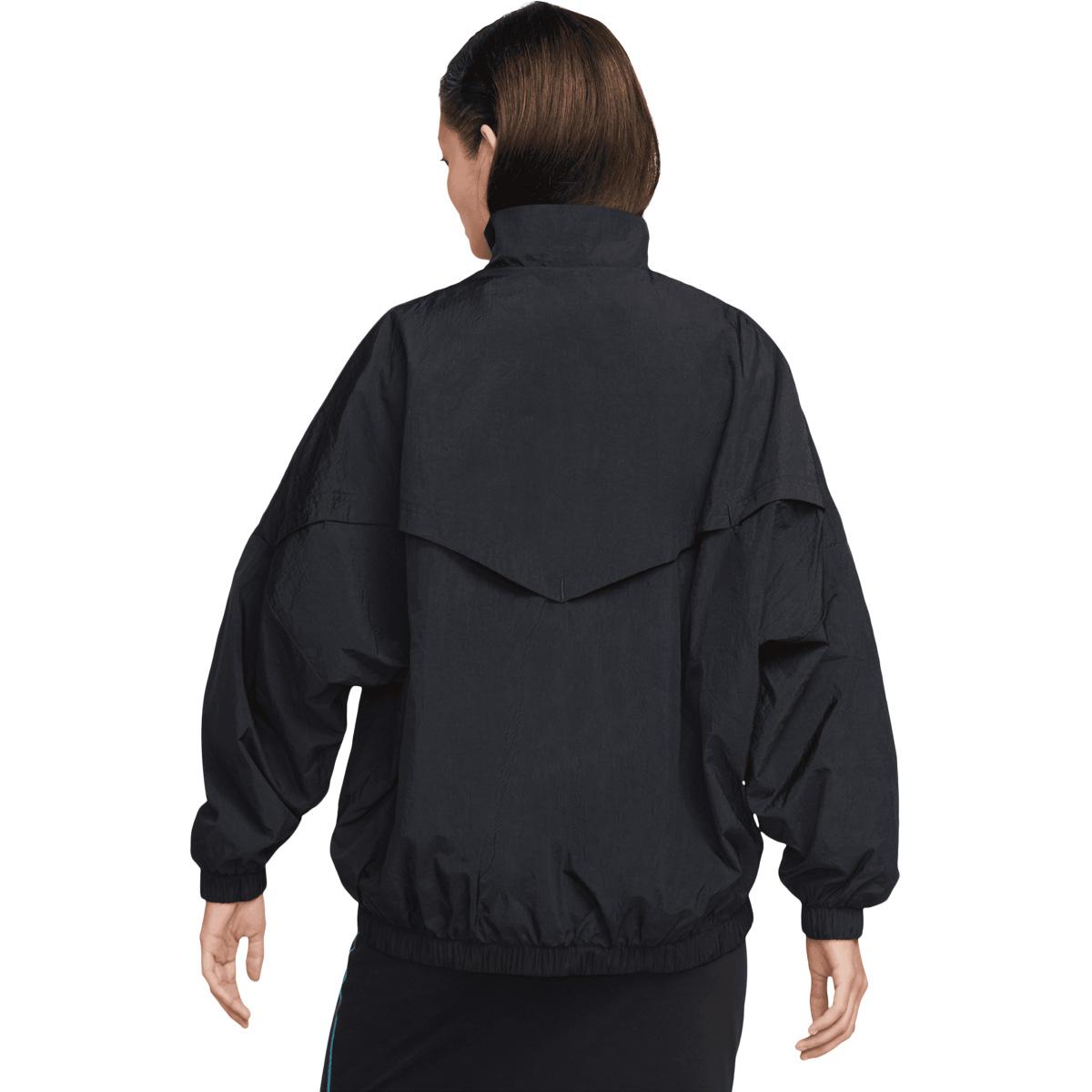 Nike Sportswear Essential Woven Wind Jakke Dame BLACK/BLACK/WHITE