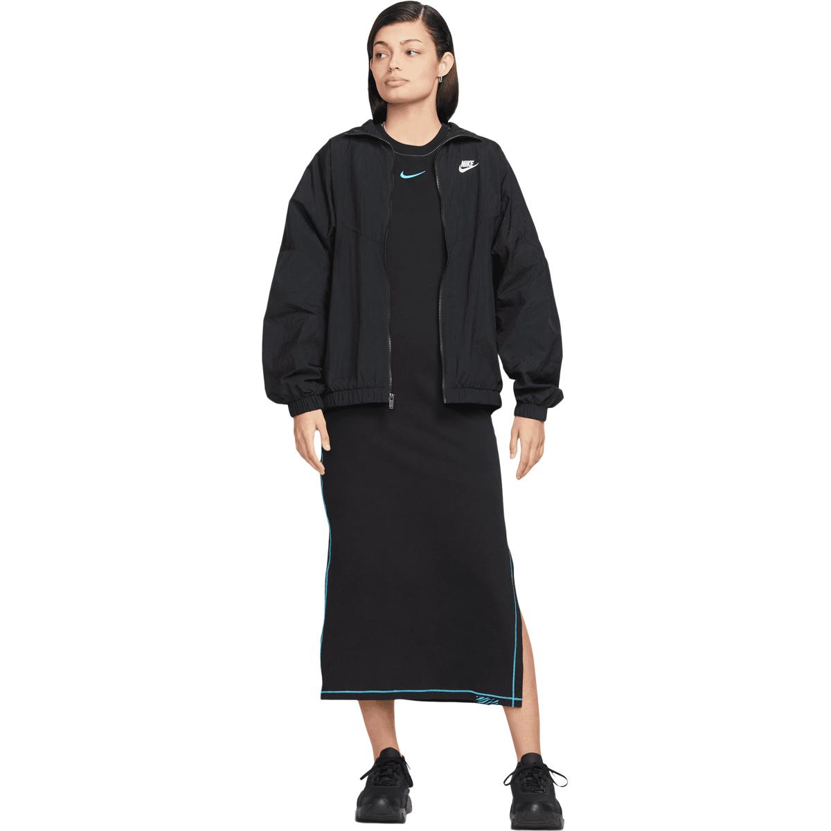 Nike Sportswear Essential Woven Wind Jakke Dame BLACK/BLACK/WHITE