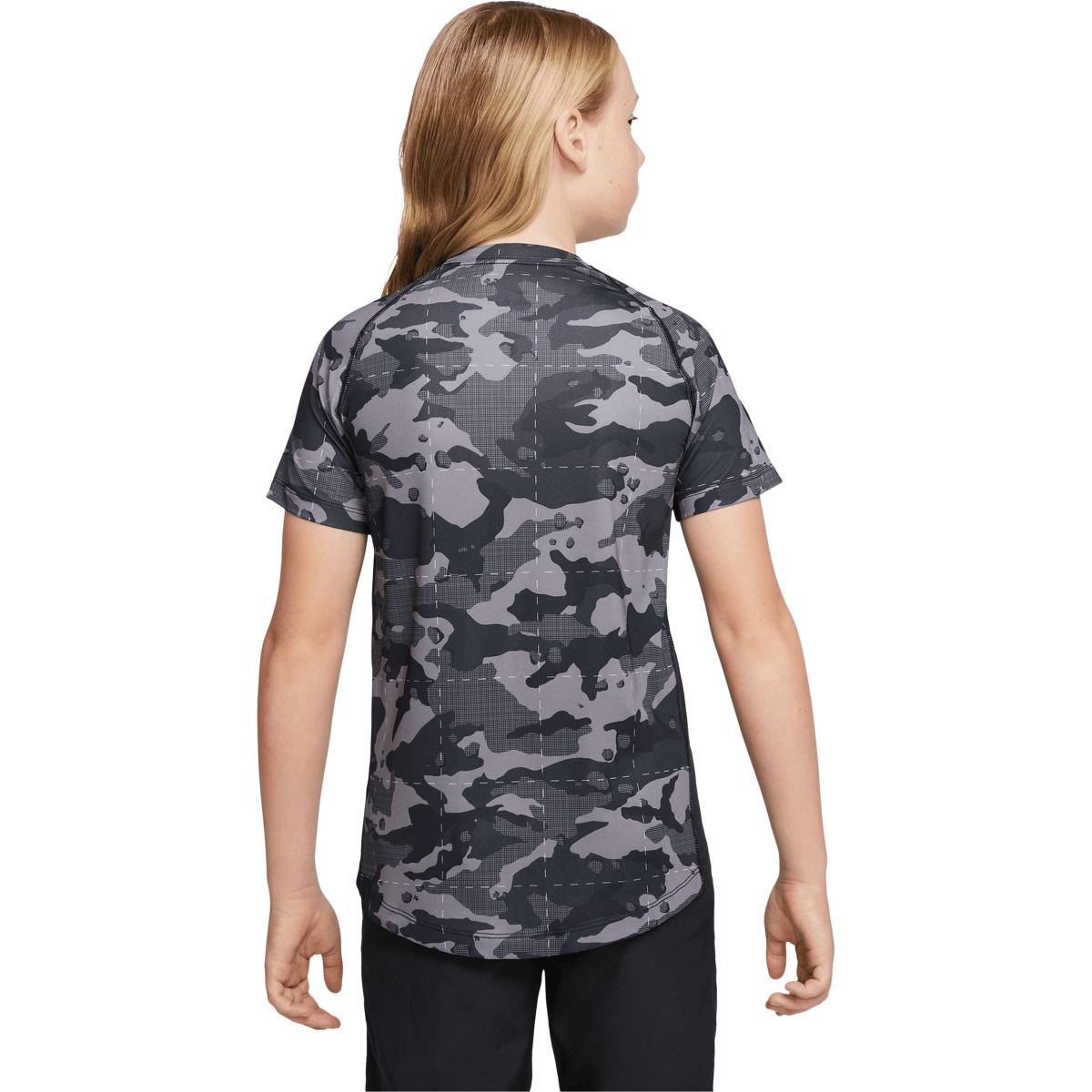 Nike Pro Dri-FIT Trenings T-skjorte Barn BLACK/BLACK/RED