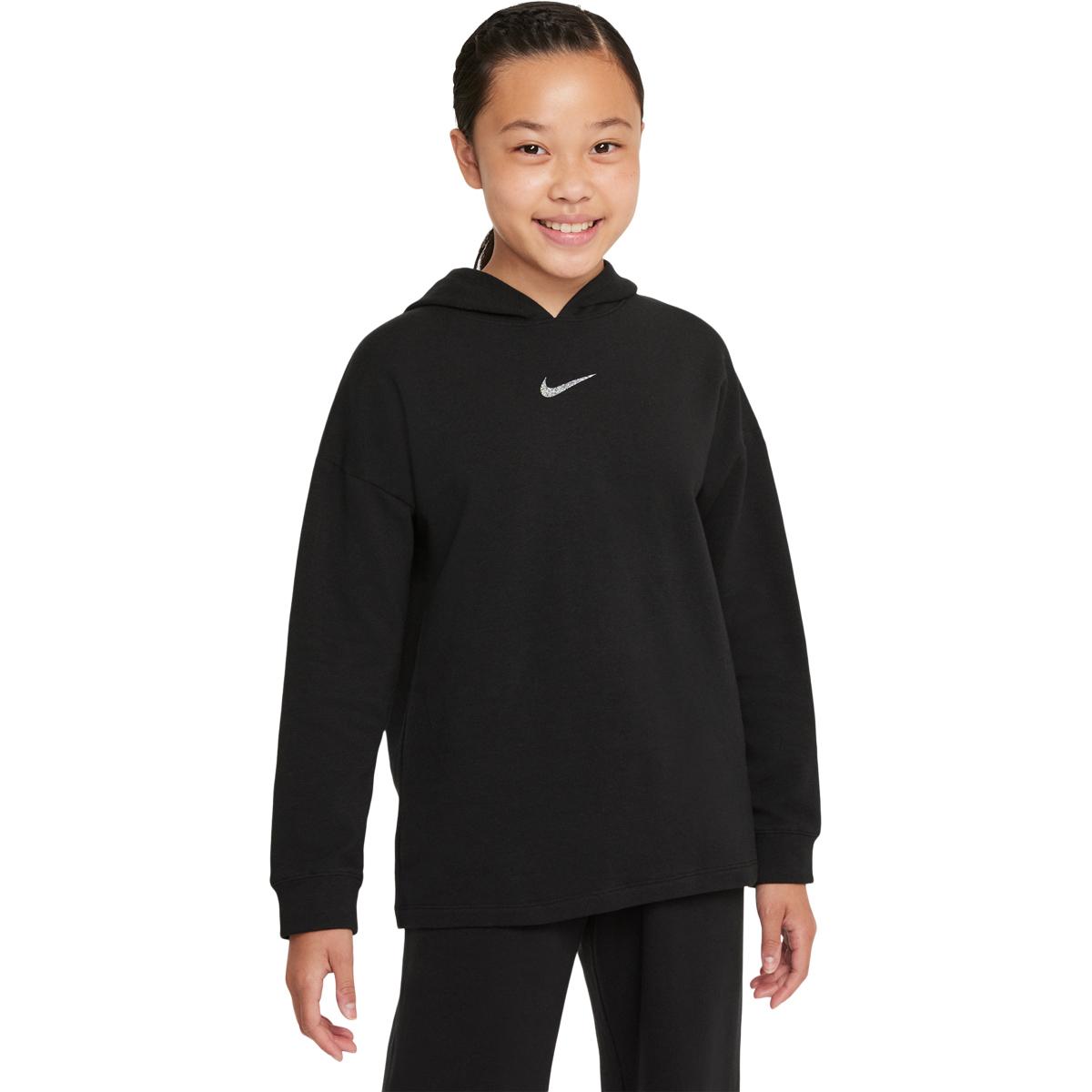 Nike Yoga Hood Træningstrøje Børn BLACK/BLACK/RED