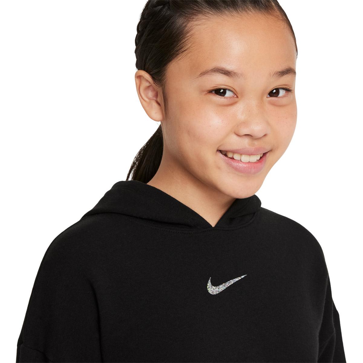 Nike Yoga Hood Træningstrøje Børn BLACK/BLACK/RED