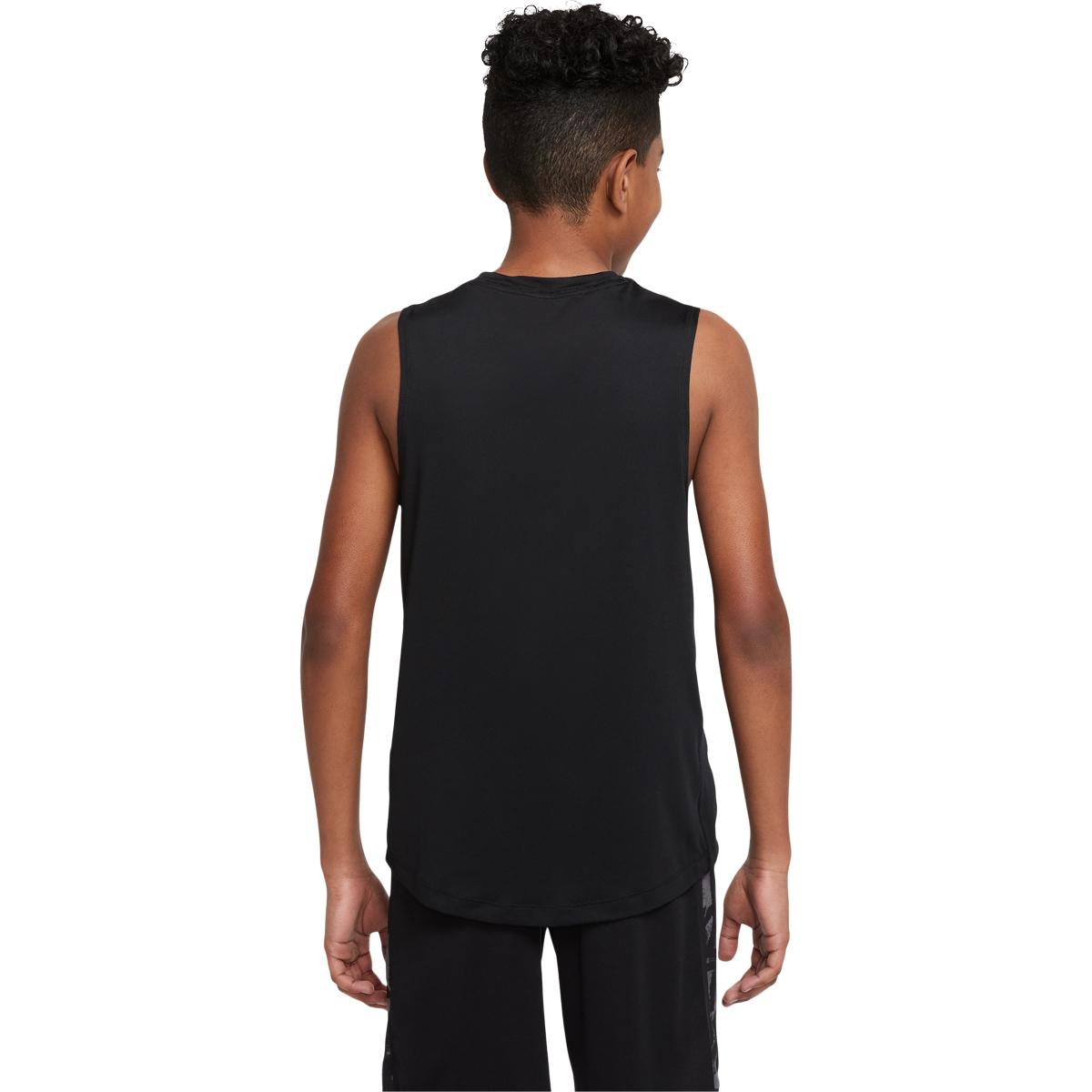 Nike Pro Dri-FIT Treningstopp Barn BLACK/BLACK/RED