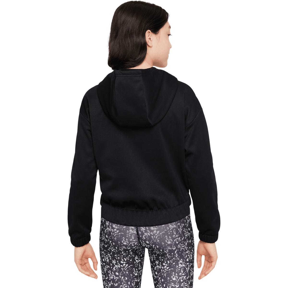 Nike Therma-FIT Hood Treningstrøye Barn BLACK/WHITE