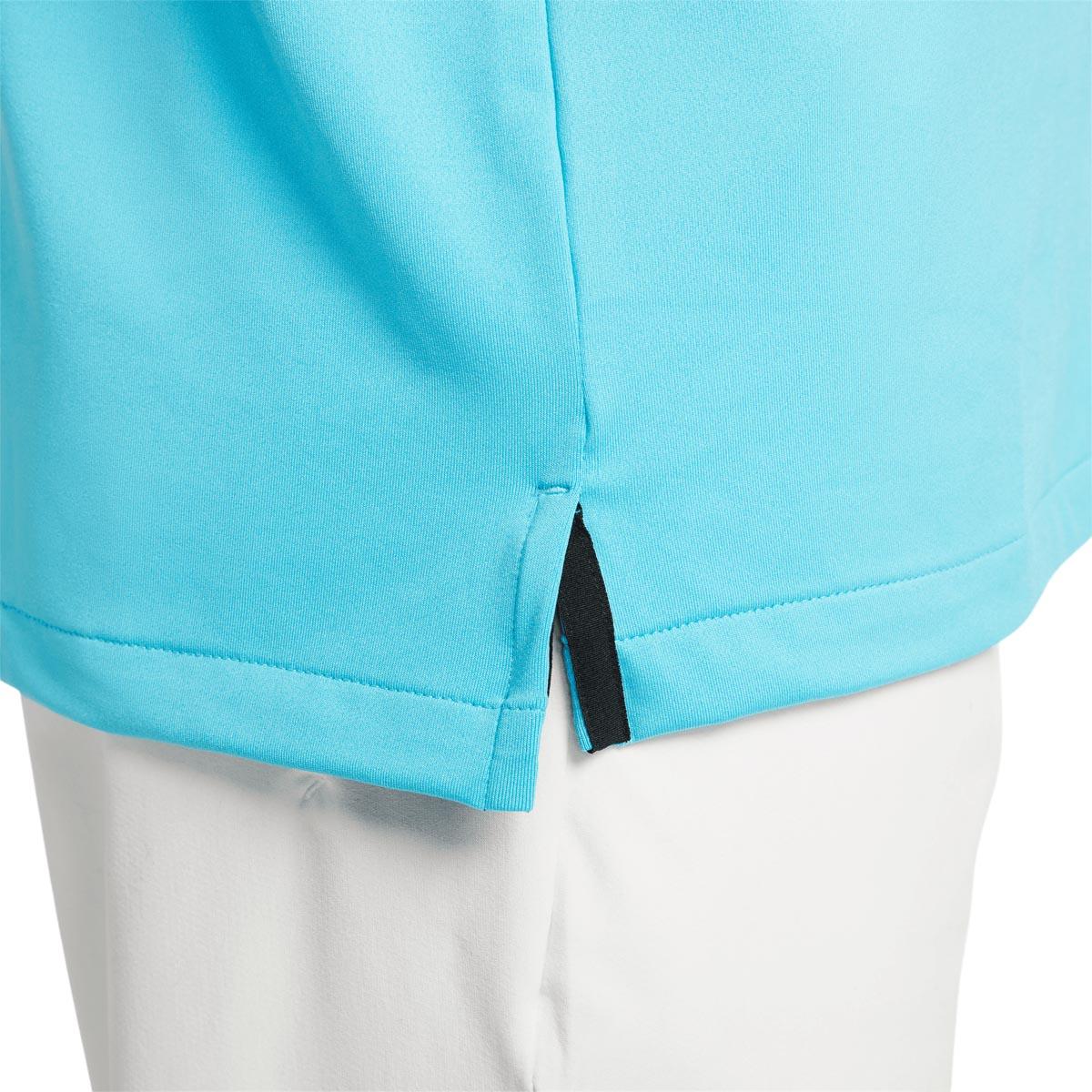 Nike Dri-FIT Tour Solid Golf Polo T-shirt Herre BALTIC BLUE/BLACK