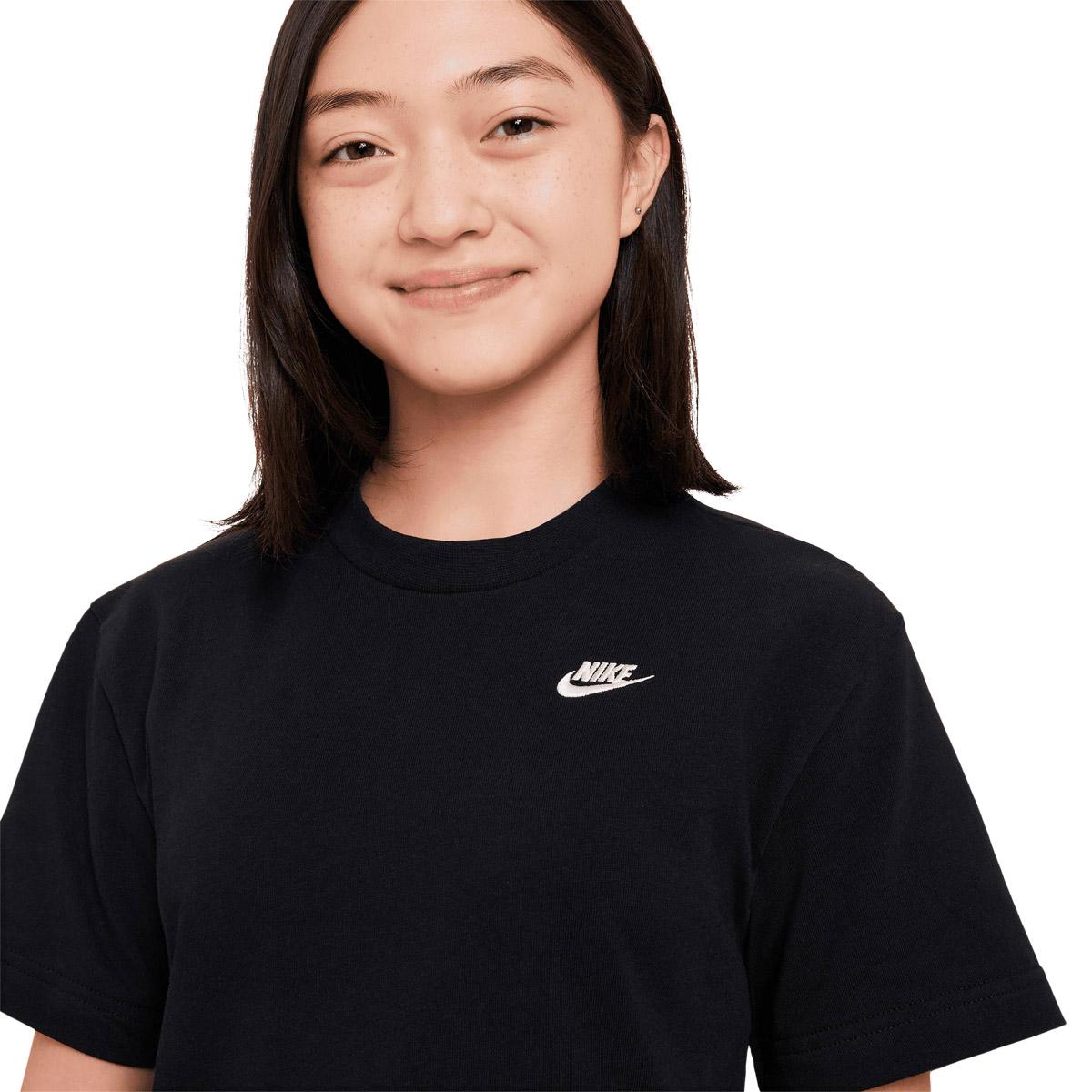 Nike Sportswear T-shirt Kjole Børn BLACK/WHITE