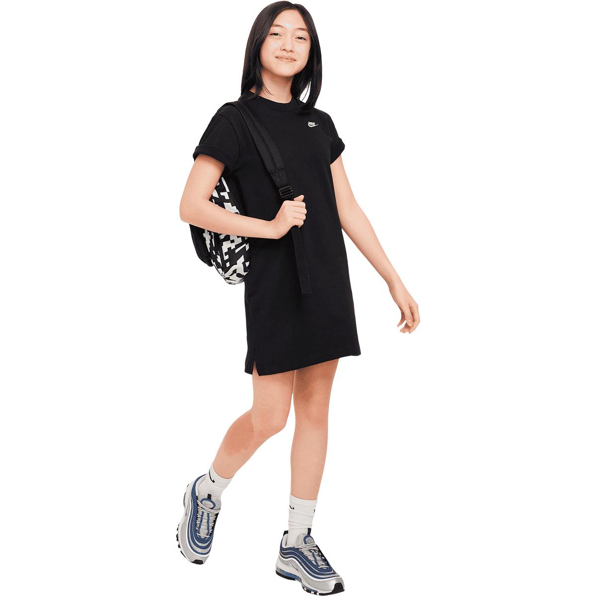 Nike Sportswear T-shirt Kjole Børn BLACK/WHITE