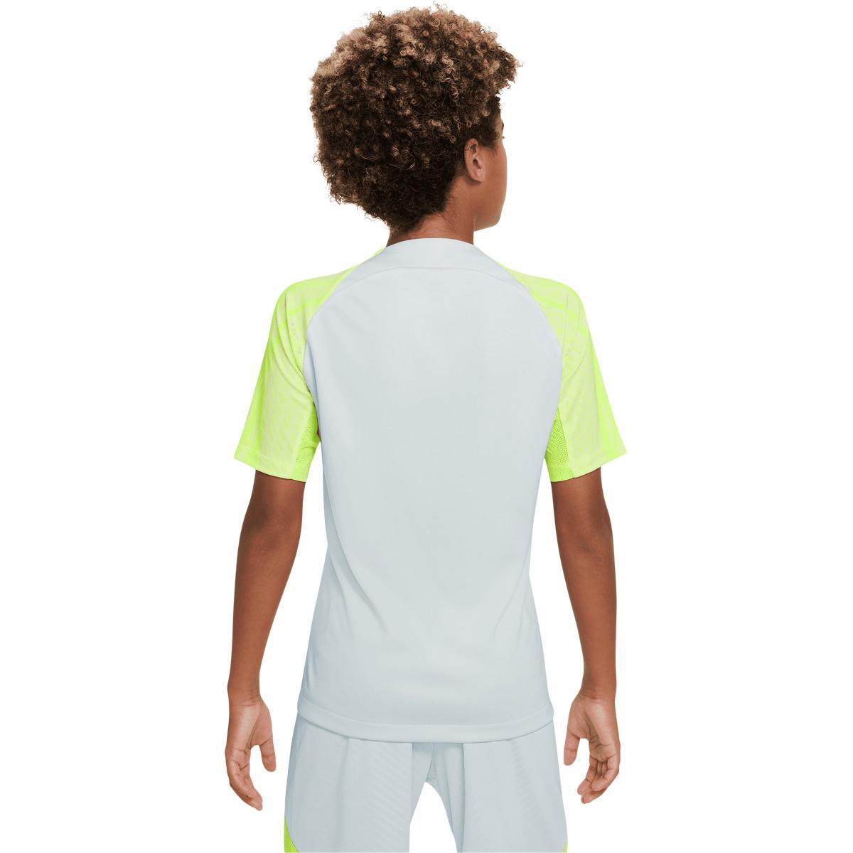 Nike Dri-FIT Strike Trenings T-skjorte Barn PURE PLATINUM/VOLT/HYPER PINK