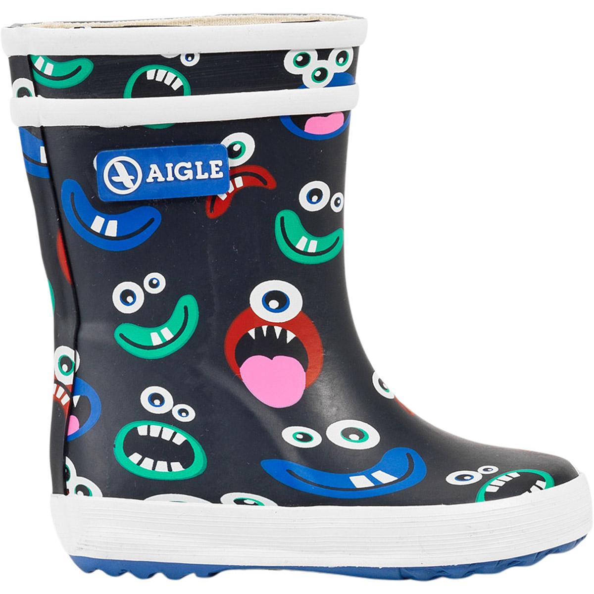 AIGLE Baby Flac Theme Gummistøvler Barn MONSTRES