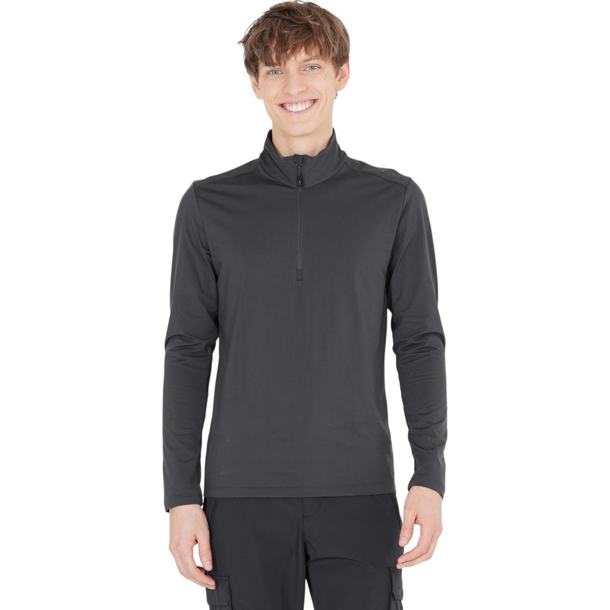 CMP Softtech Half Zip Midlayer Trøje Herre ANTRACITE